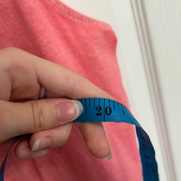 Vintage Iworld coquette pink ruffled tank top size large - Picture 3 of 4